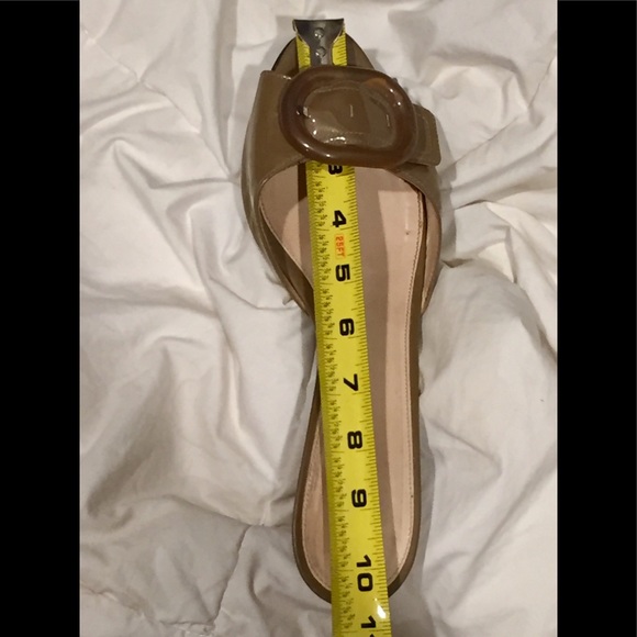 Prada Italy open toe sandal heels slip on shoes 41 - Picture 12 of 12